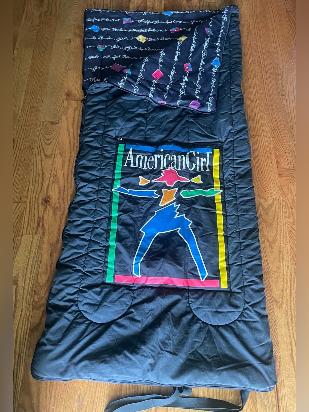 Vintage American Girl Sleeping Bag 90s Sleepover